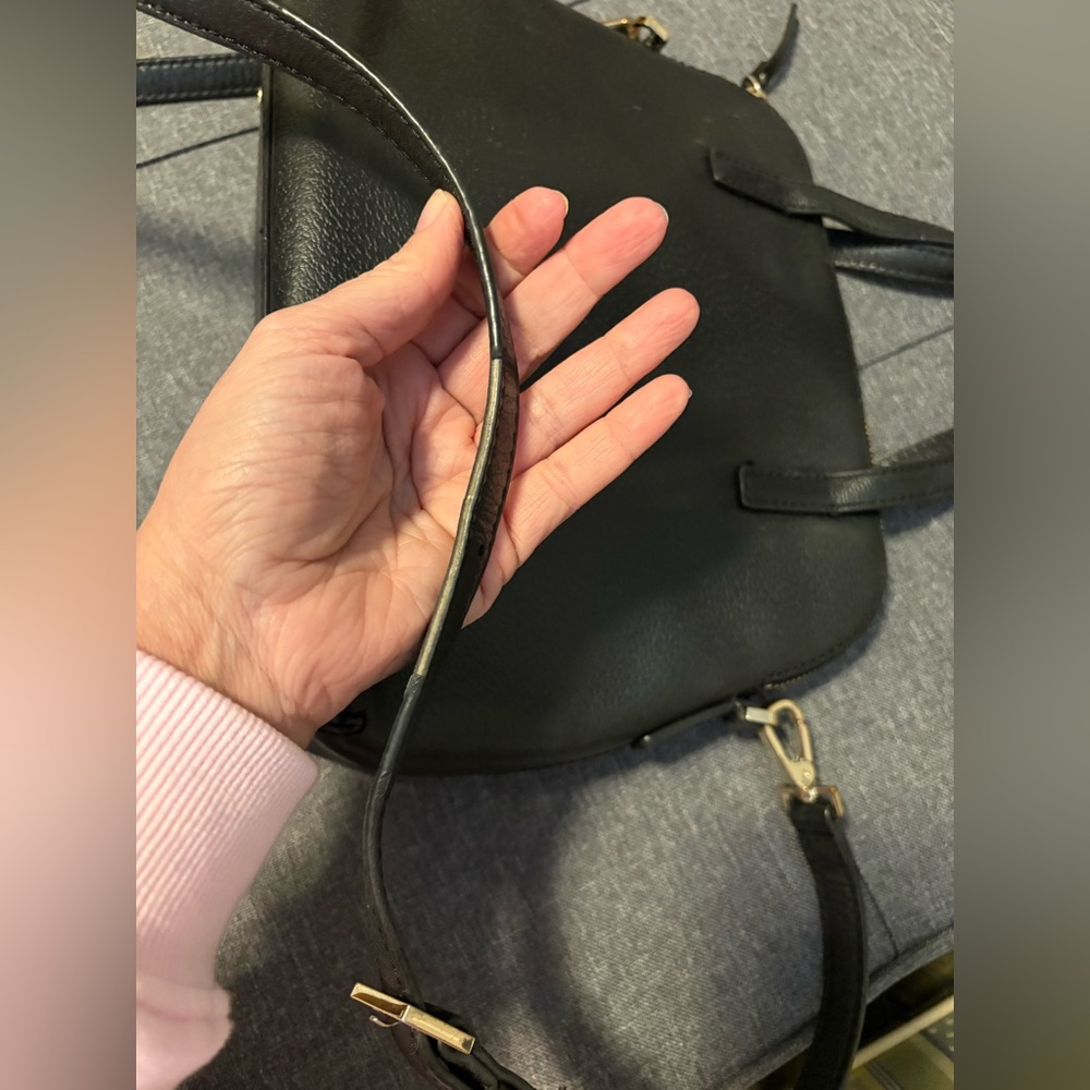 Kate Spade Robinson Street Maise Bow Pebbled Leather Satchel Purse - Picture 5 of 9